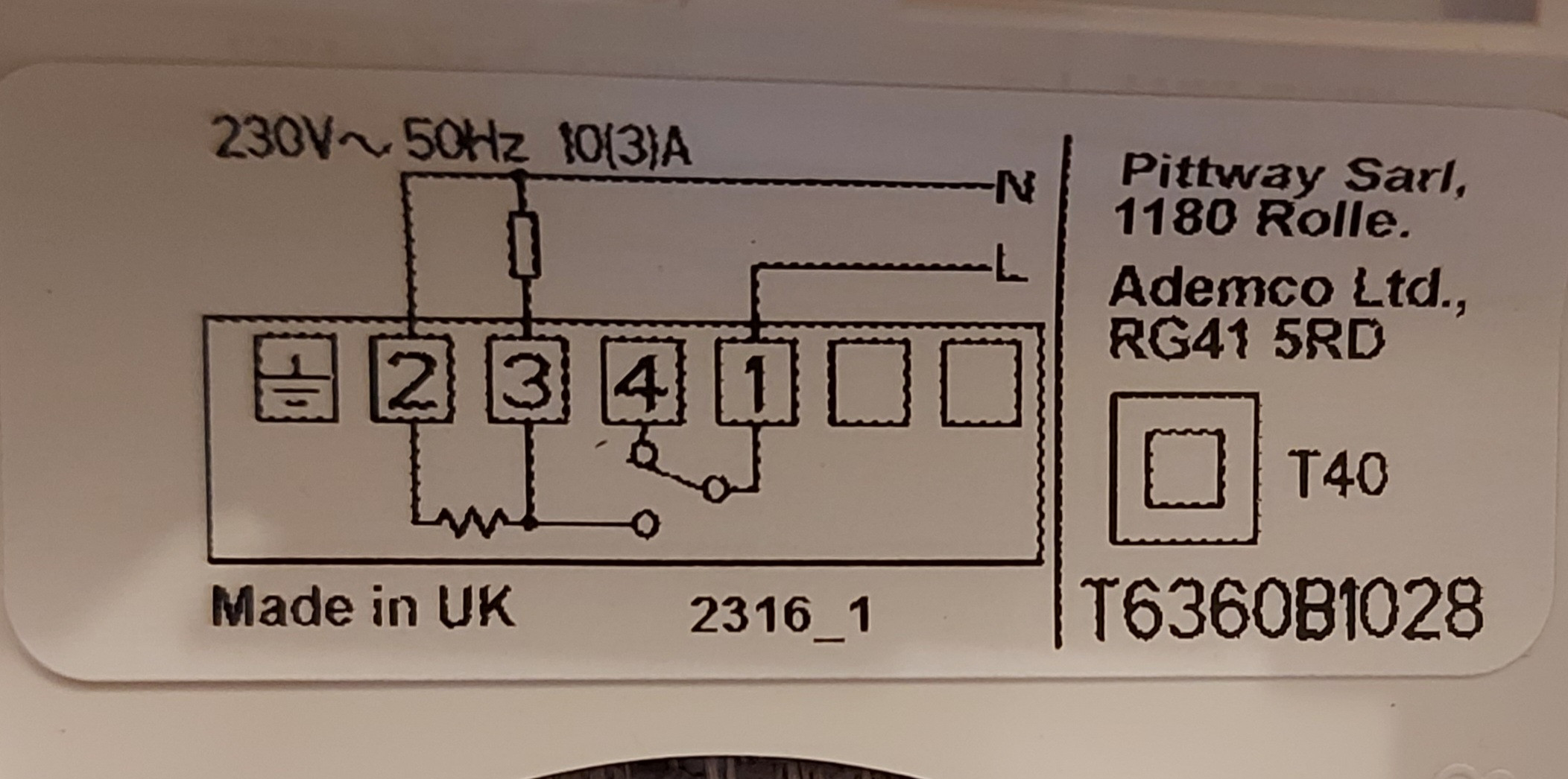 Thermostat wiring( honeywell t6360b - Home Improvement Stack Exchange