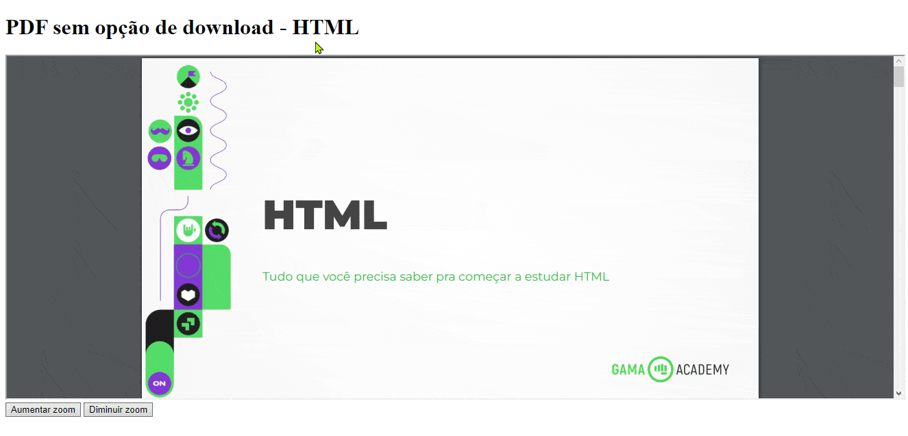 html Zoom in & zoom out an iframe with PDF by clicking zoom buttons