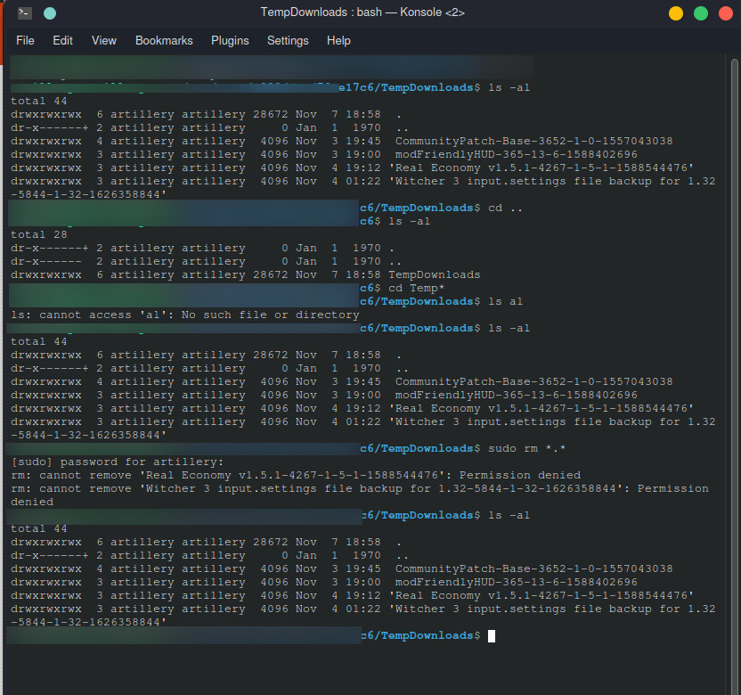 rm - Cannot delete directories as sudo: Permission Denied - Ask Ubuntu