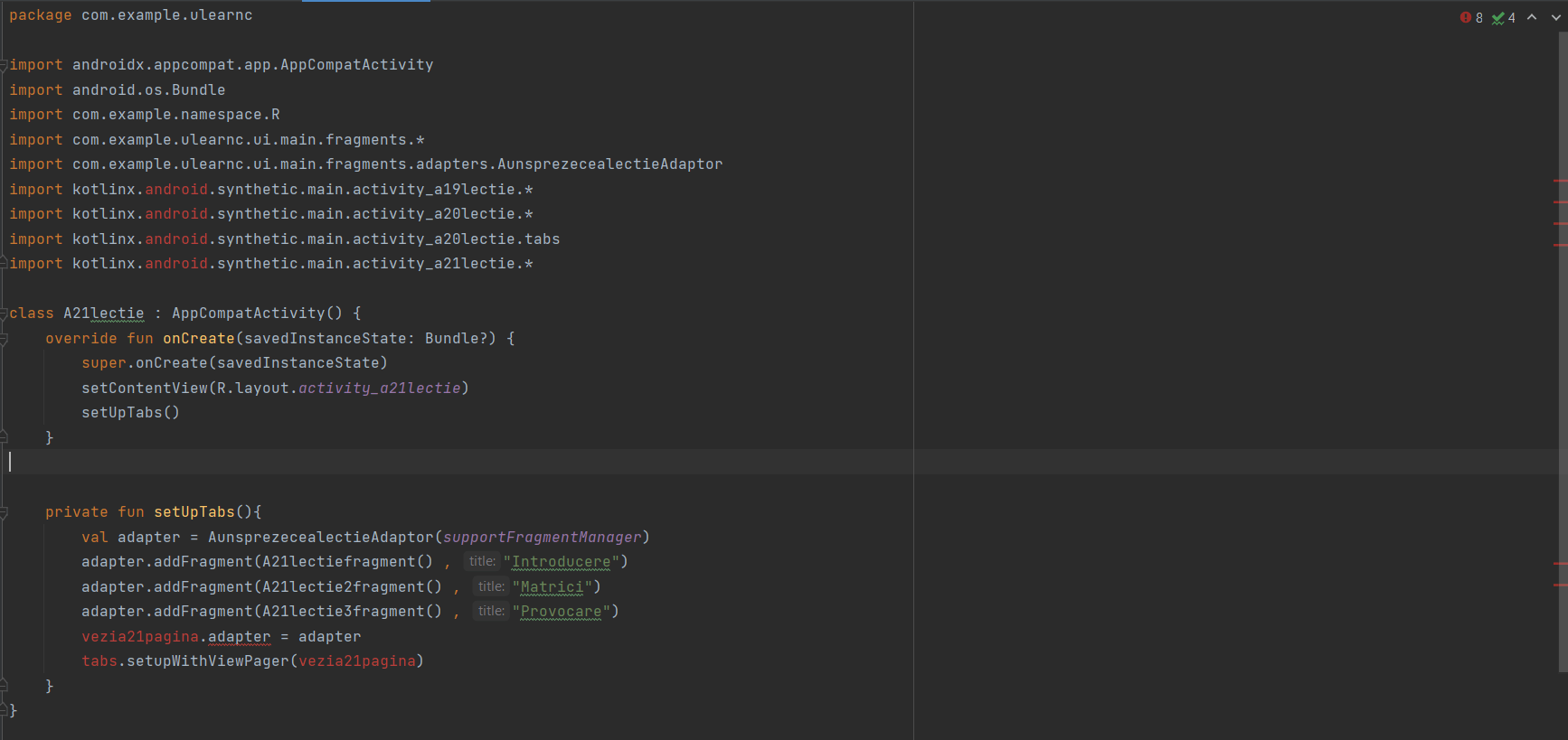How to resolve 'Unresolved reference android' error in Kotlin Android
