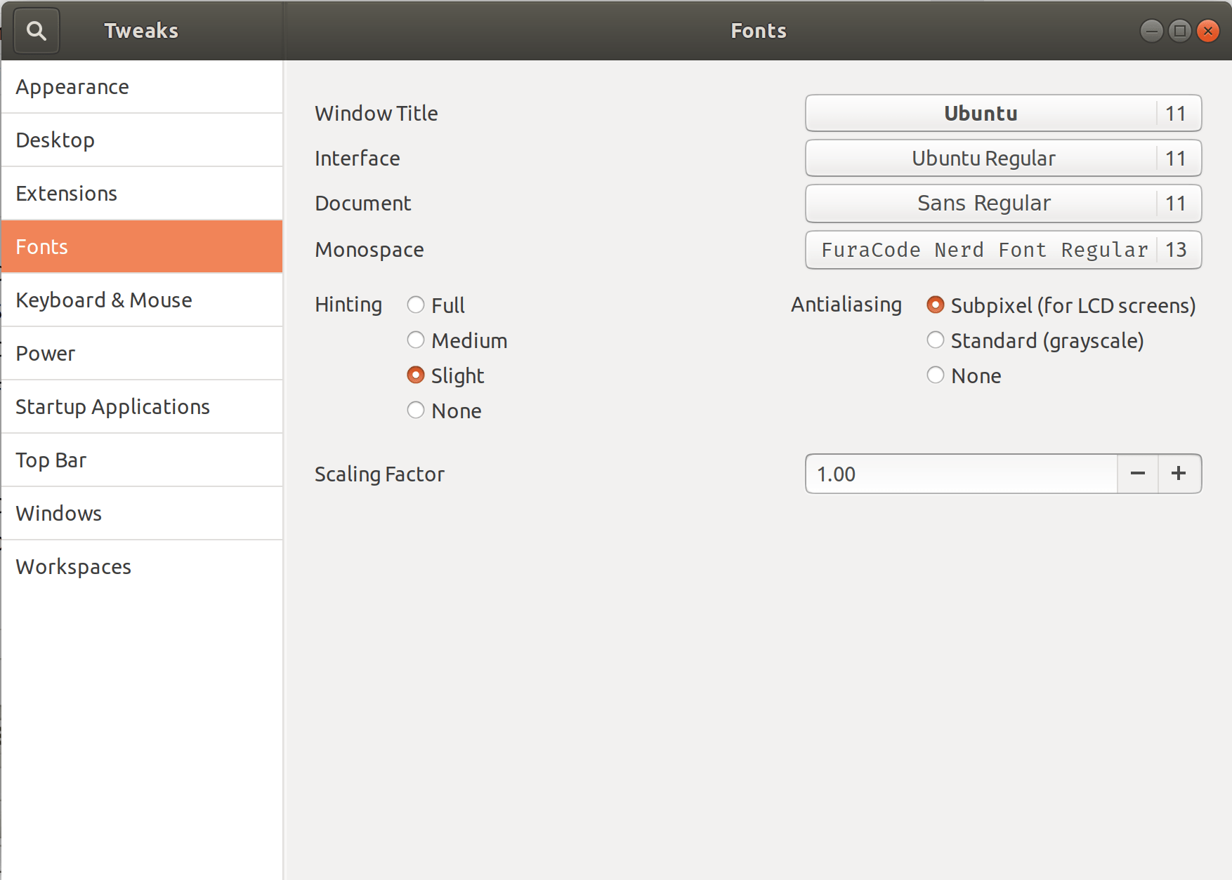 Can't Use Installed fonts in gnometerminal Ask Ubuntu