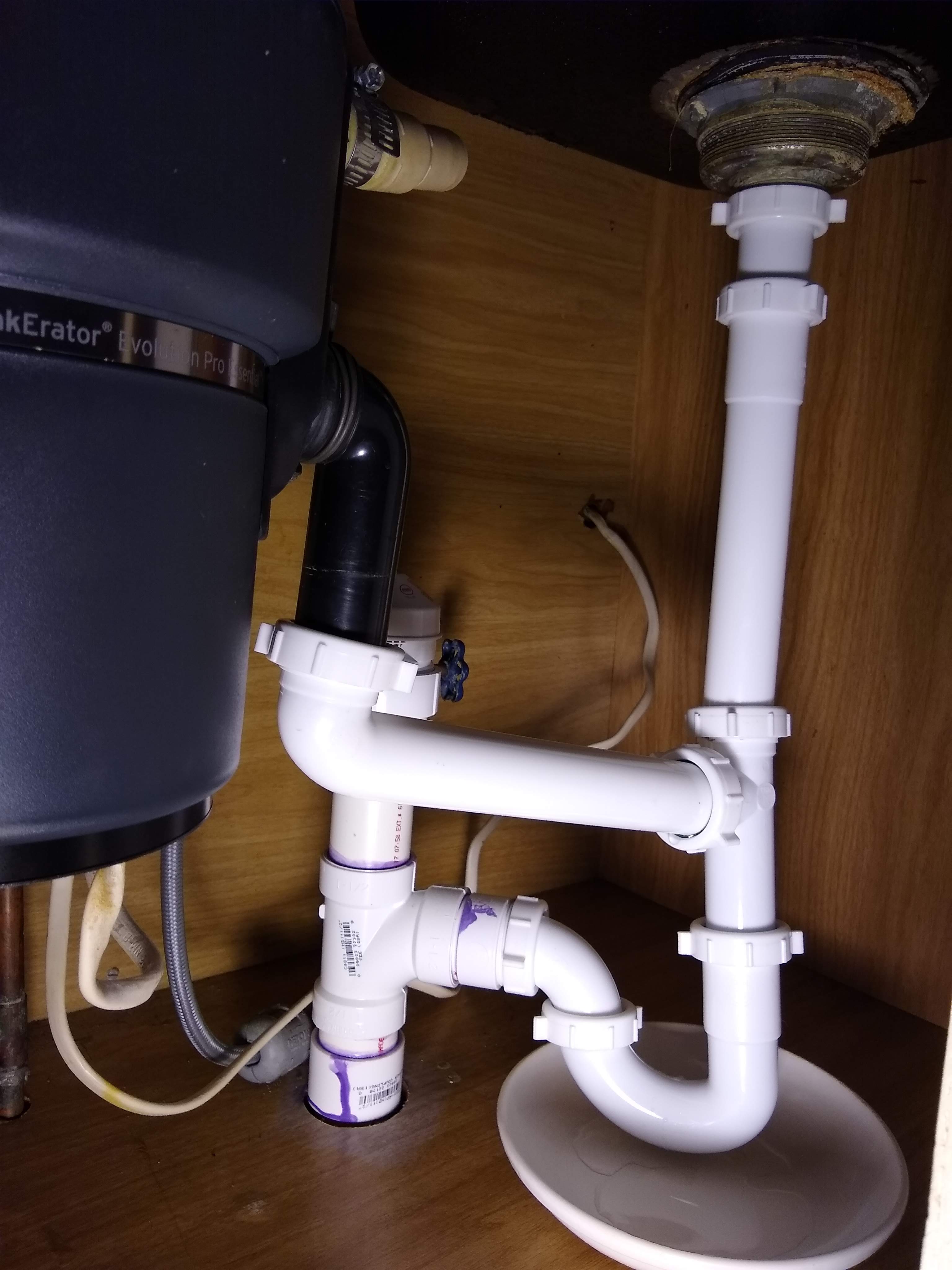 Plumbing Under sink piping question Love & Improve Life