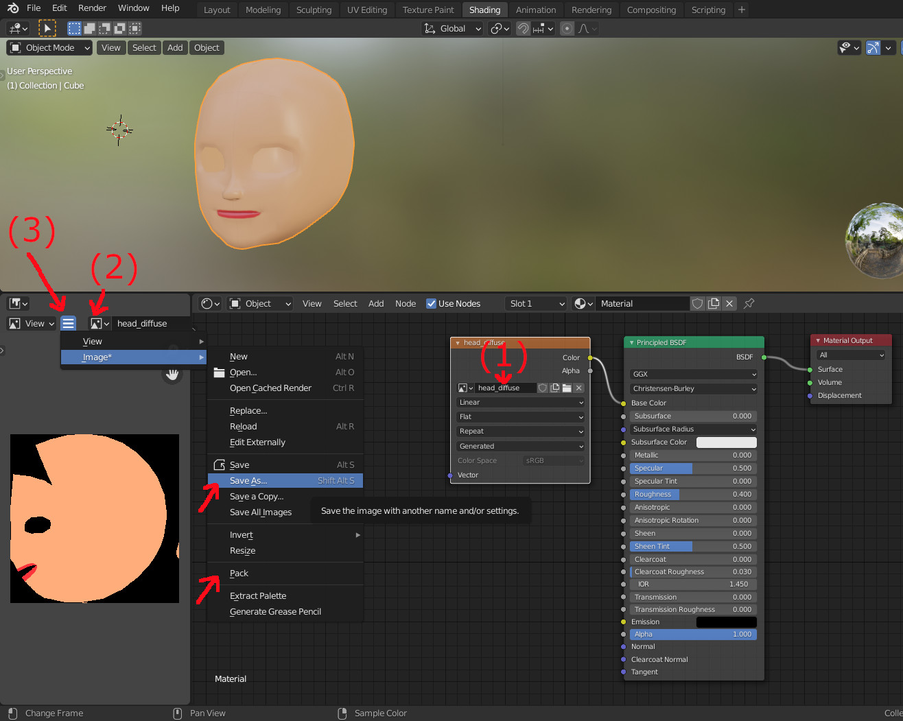 Texture paint colour not showing Blender Stack Exchange