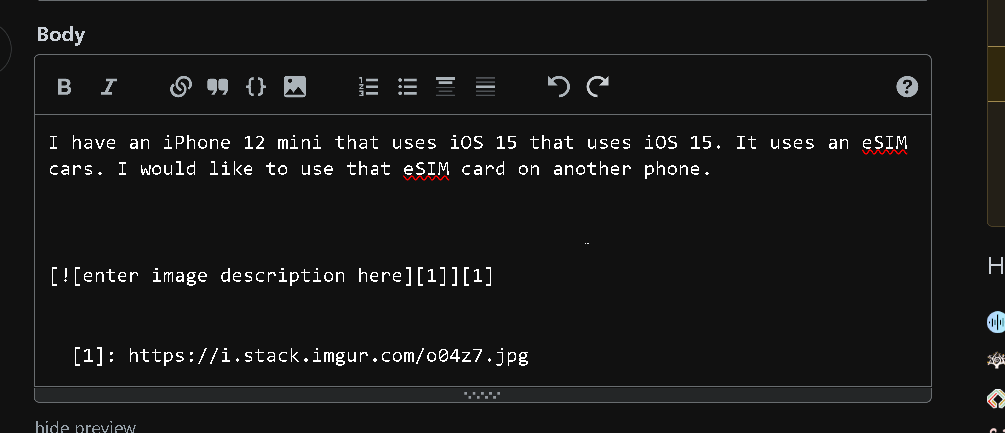 In Chrome, using chrome//flags/ enableforcedark causes the input