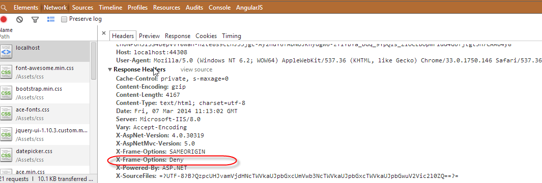 X Frame Options Header Not Set Vulnerability BWODS