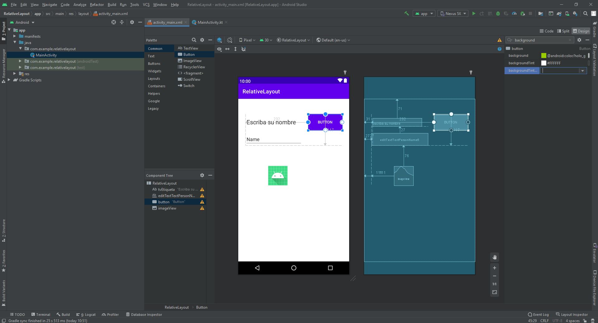Botón no cambia de color en Android Studio Stack Overflow en español