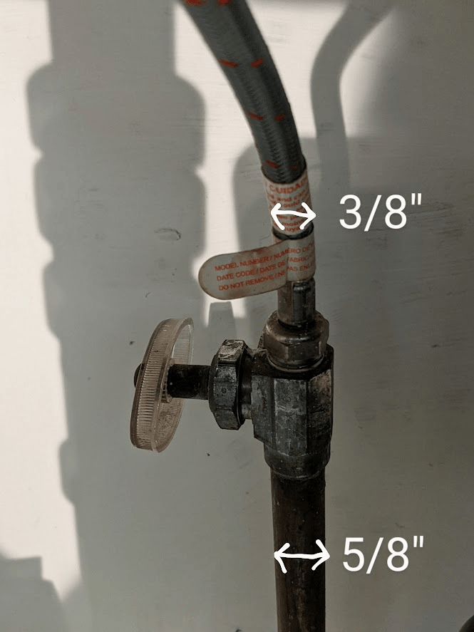 plumbing Fitting needed to retrofit a dishwasher water supply line on