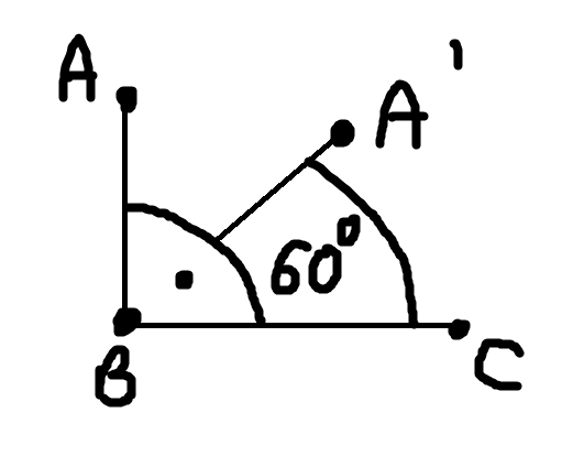 vector rotation of the line by 30 degrees Stack Overflow