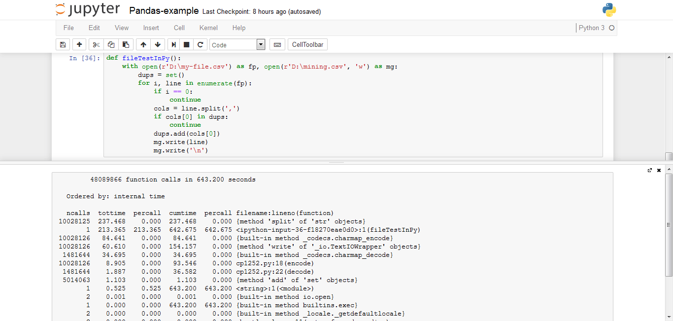 windows Is pandas read_csv really slow compared to python open