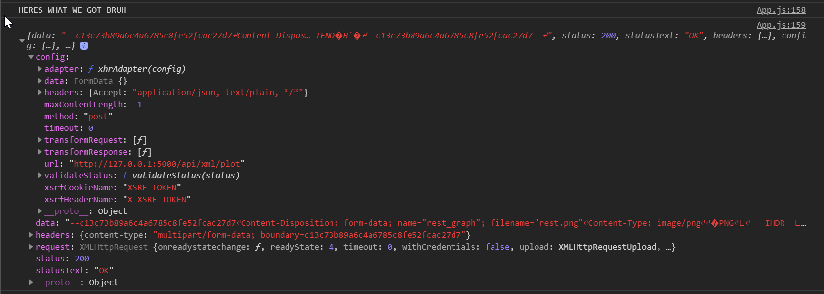 reactjs Sending multiple images FROM python server TO