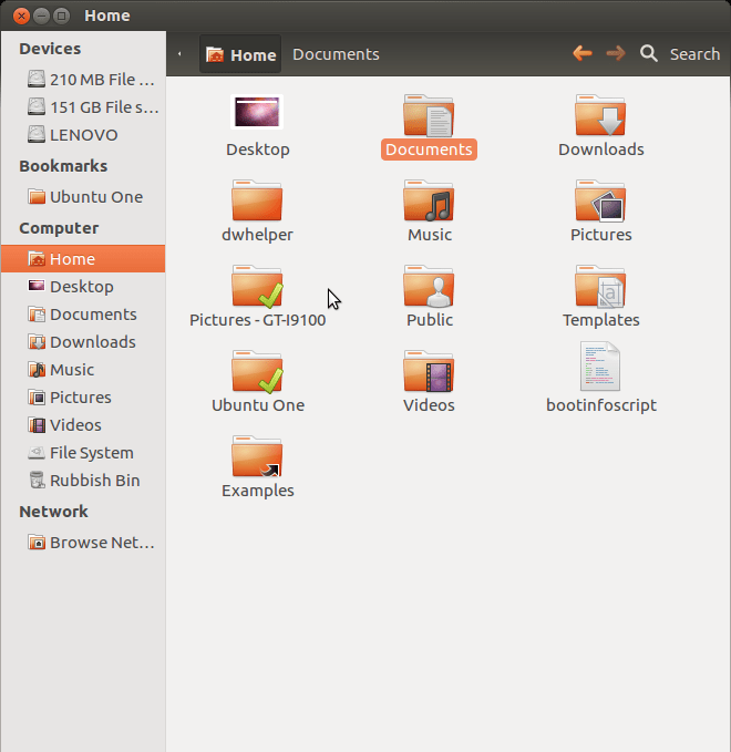 11.10 How can I drag and drop files into the Ubuntu One bookmark in