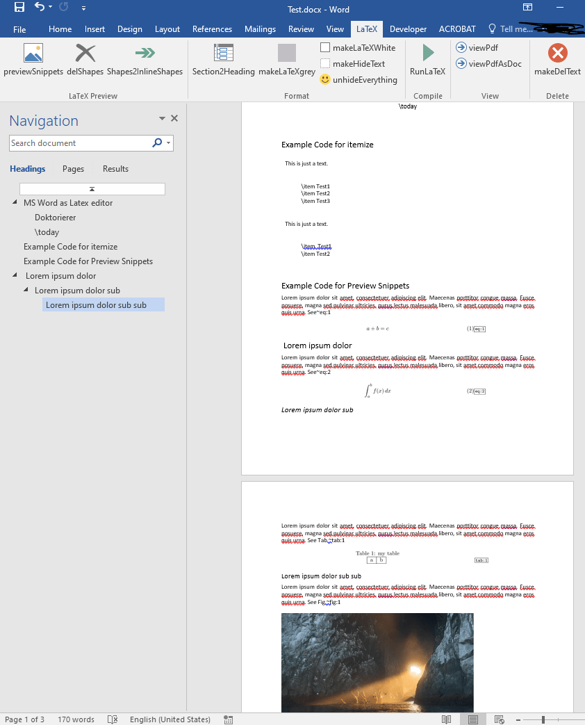 msword How to run LaTeX from Word? TeX LaTeX Stack Exchange