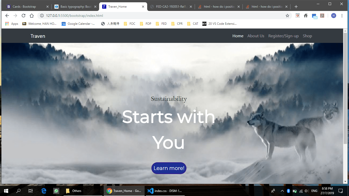 bootstrap 4 How to make a automatic slideshow using javascript with