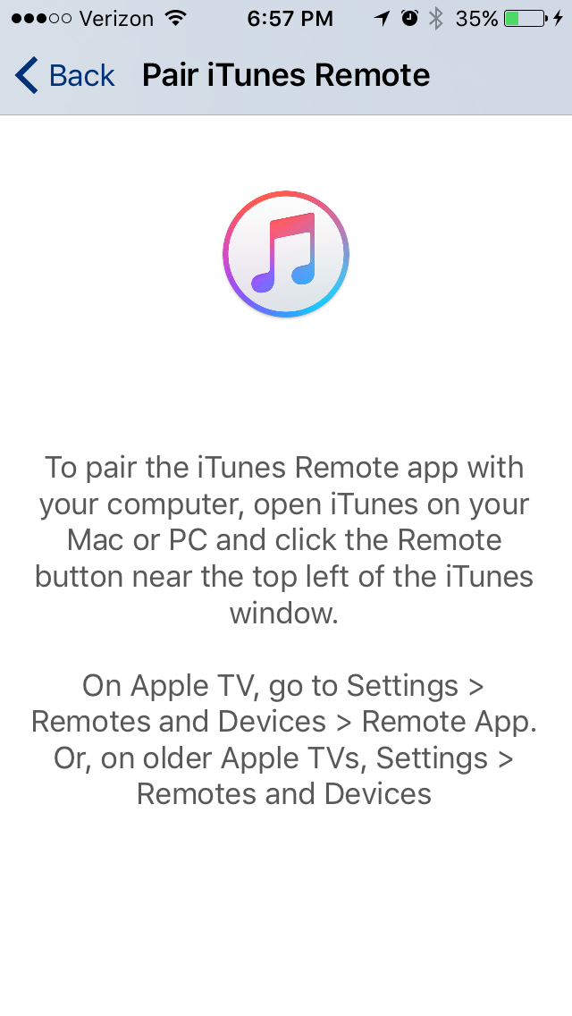 How do I pair iOS Remote with iTunes? Ask Different
