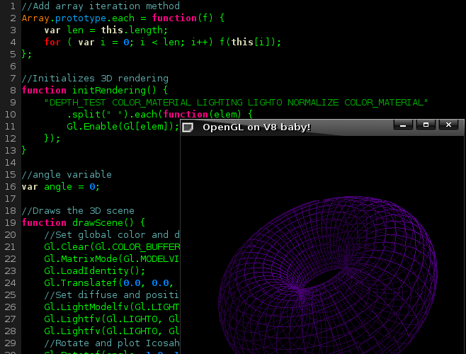 How to write a 3D graphics engine which can be used in JavaScript