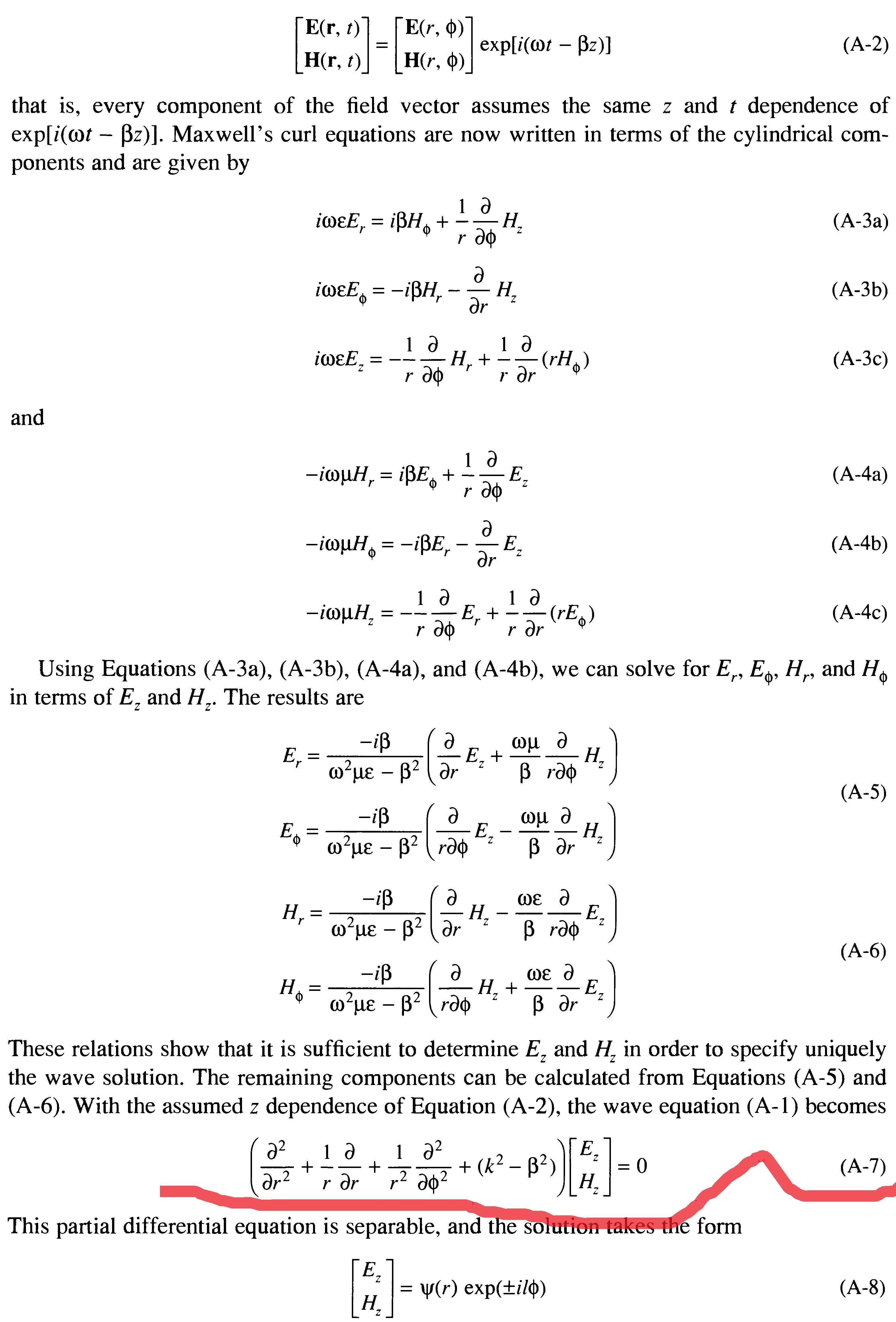 differential equations How to set interface conditions for optical