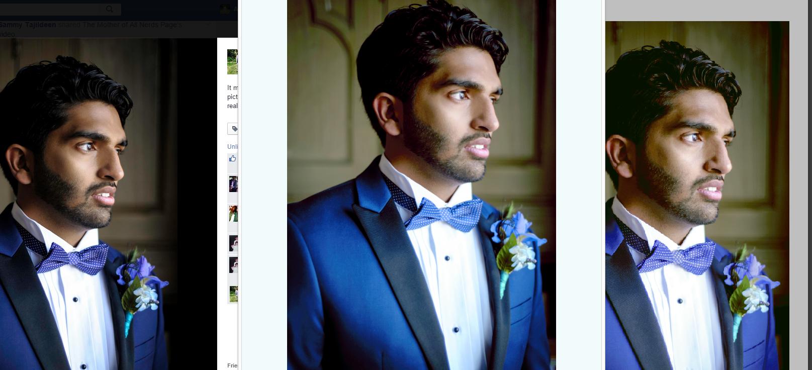 lightroom Why do my pictures look different on Facebook