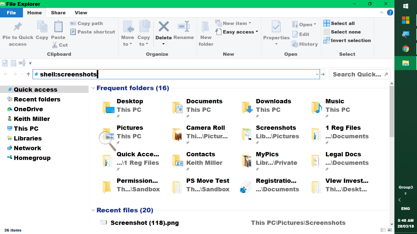 redirection How to change location of `My Documents` folder on