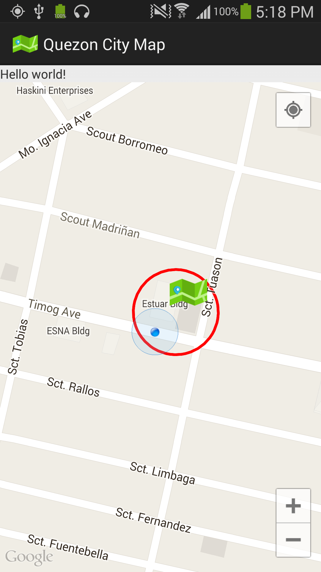 java How to check if user is inside a Circle Google maps v2 Stack