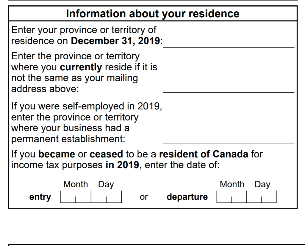 tax Filing taxes for Canada after nonresident
