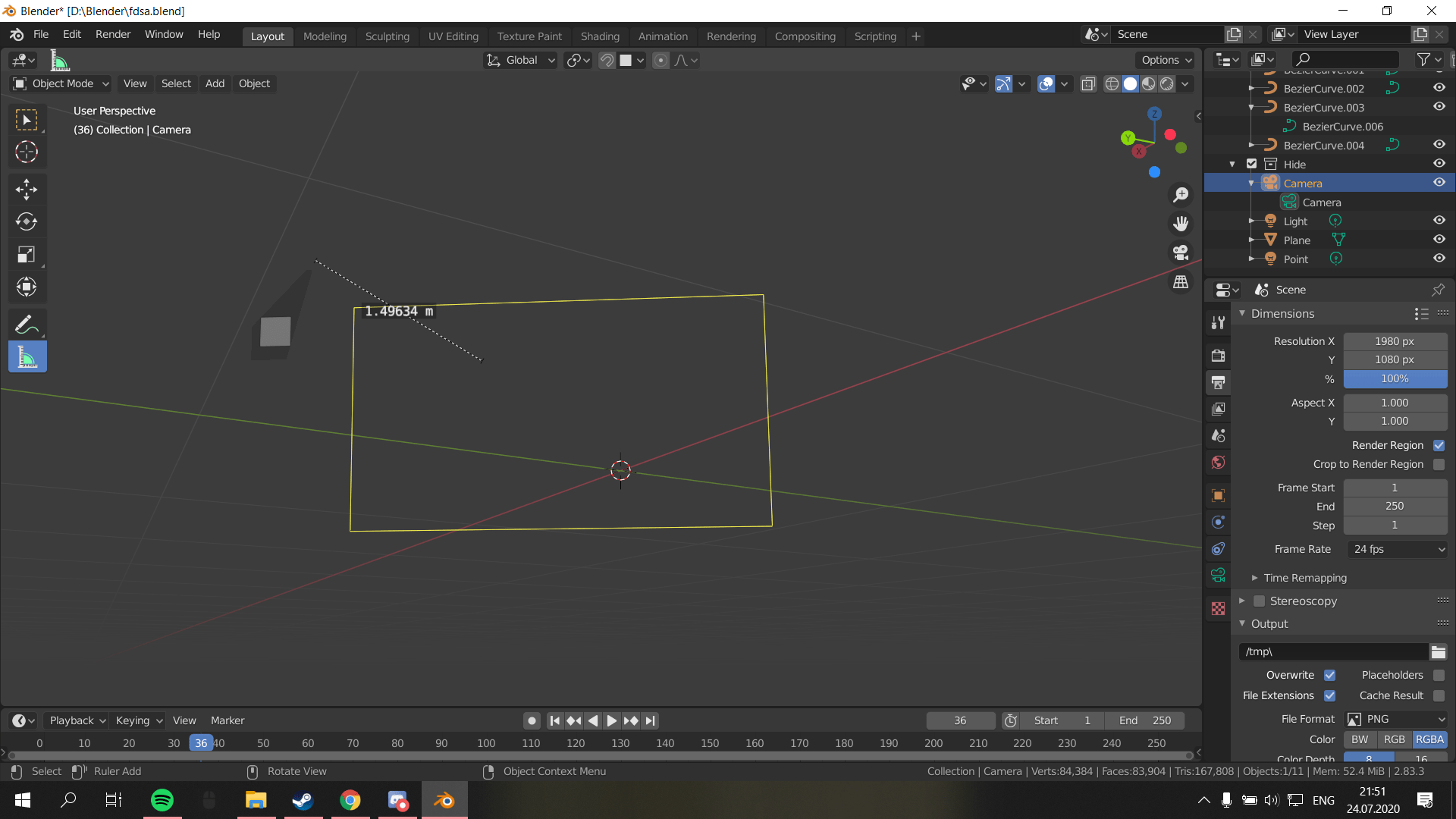 I can't see my objects in Solid mode, but I can see them in Rendered