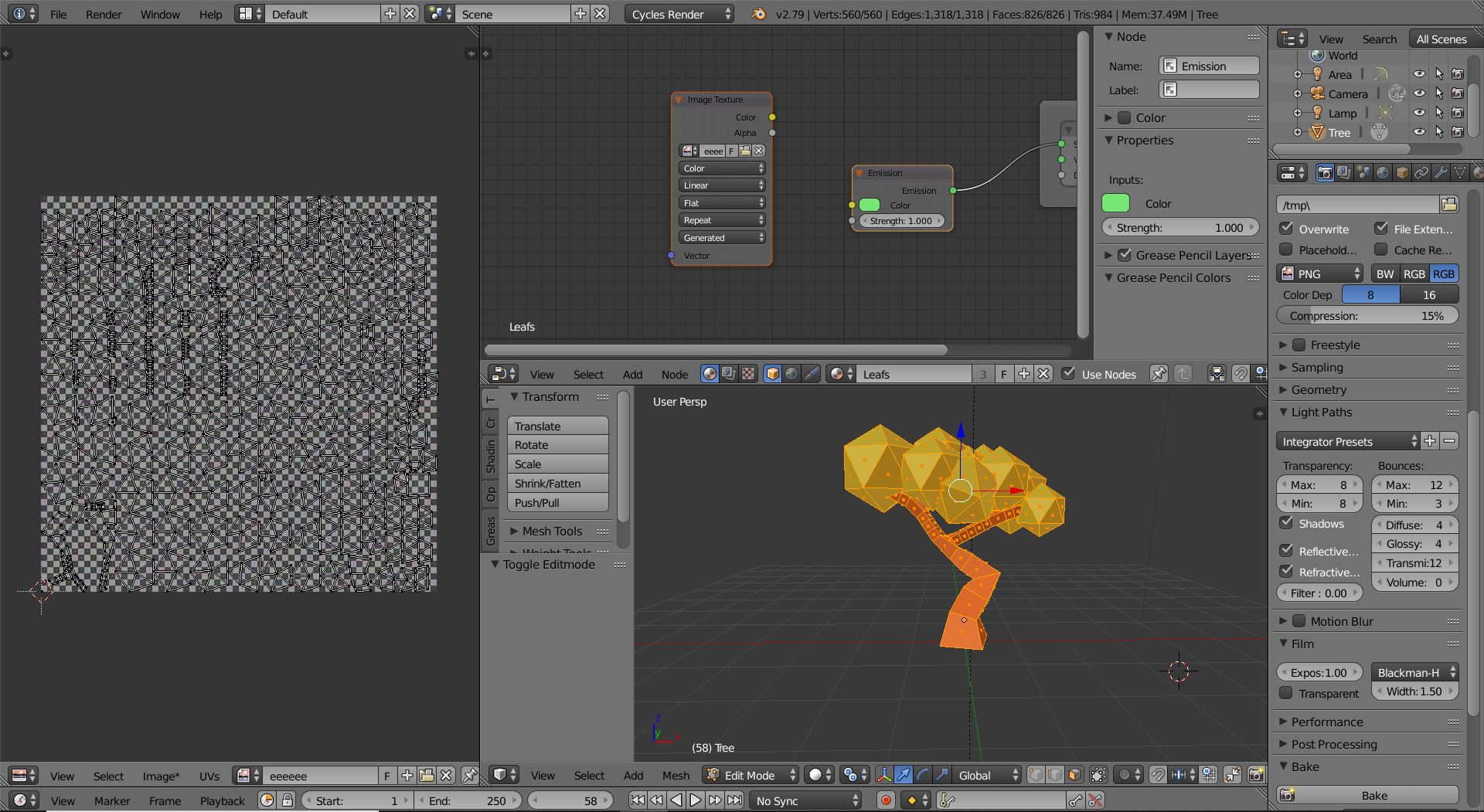 texturing Uninitialized Image TreeDoubleBranchTexture from object