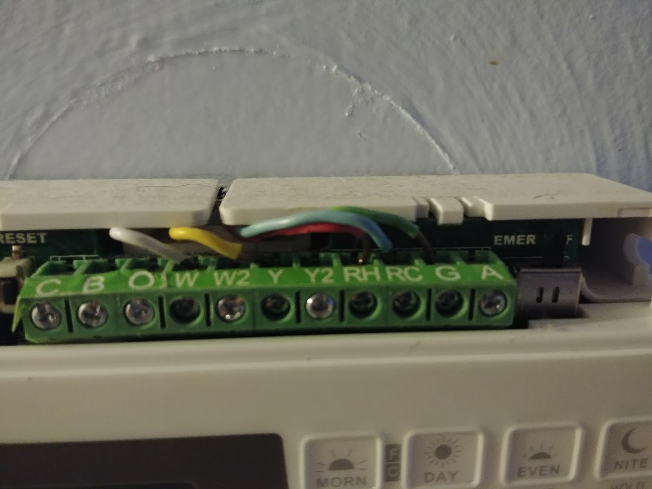 hvac - Old AC and Gas Boiler wiring for new thermostat - Home