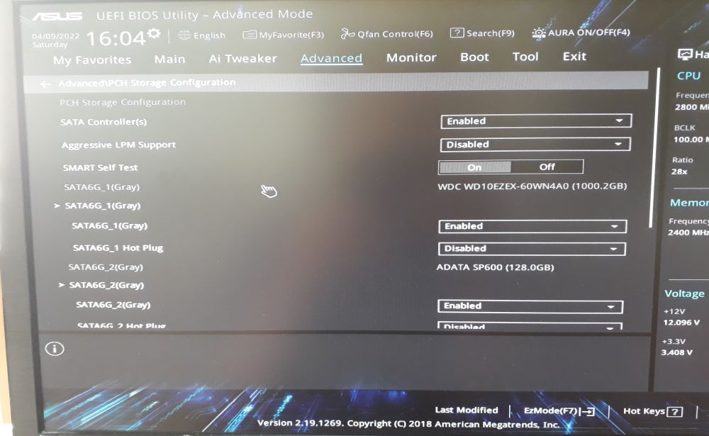 Asus Motherboard don't have Raid settings Super User
