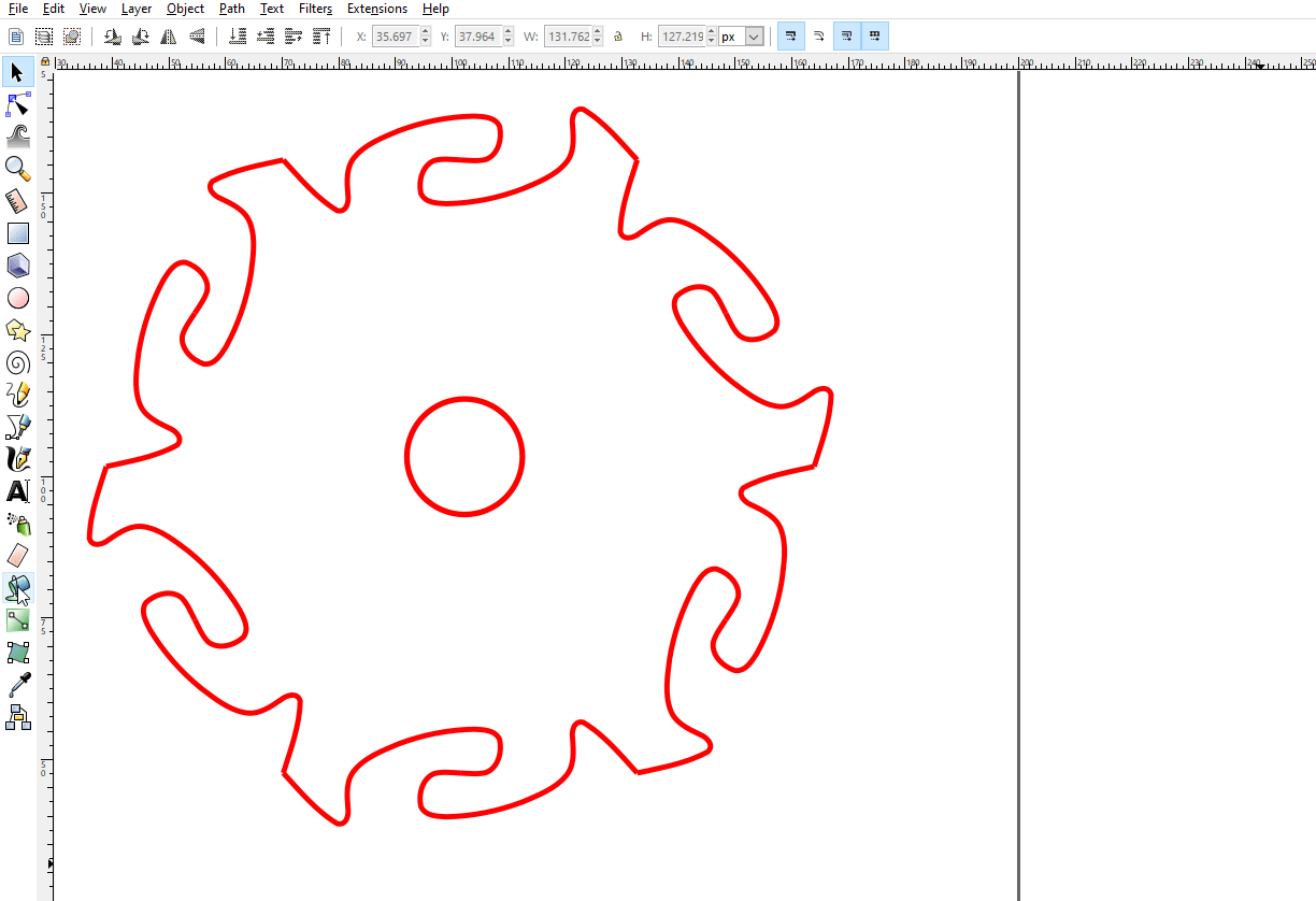 inkscape combine svg elements into combined path Graphic Design