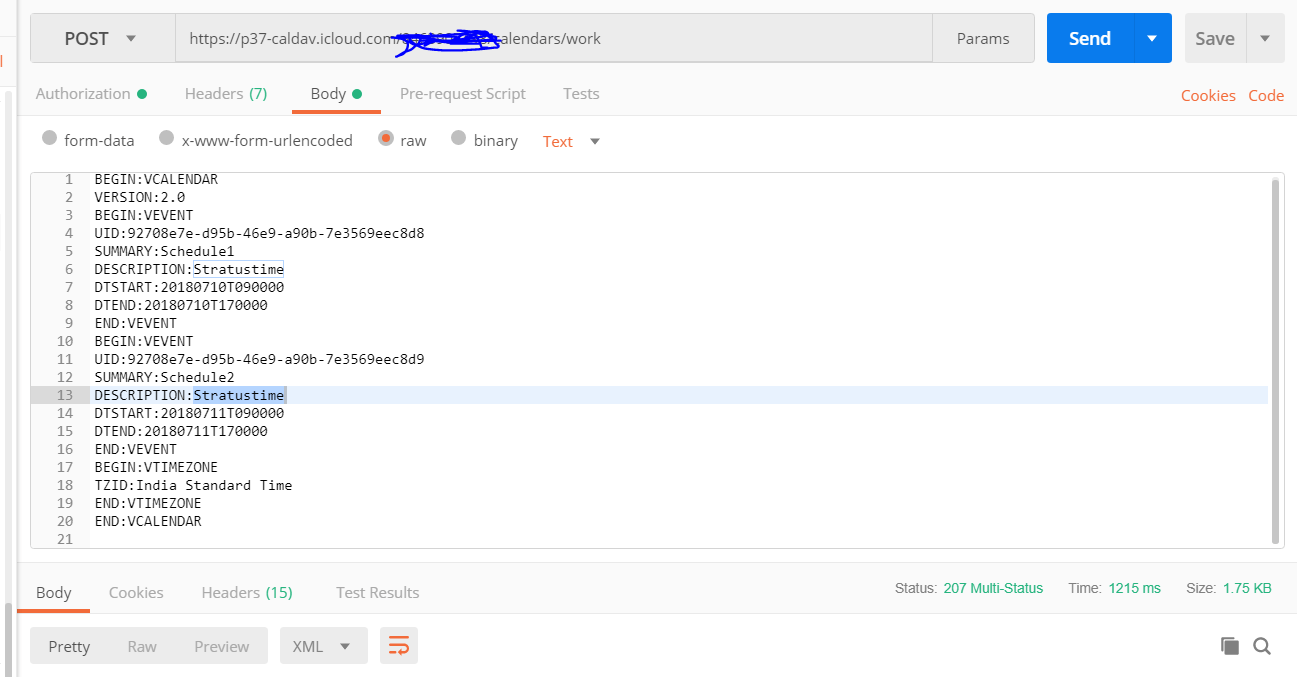 c CALDAV Edit/Delete multiple events in ICLOUD Stack Overflow