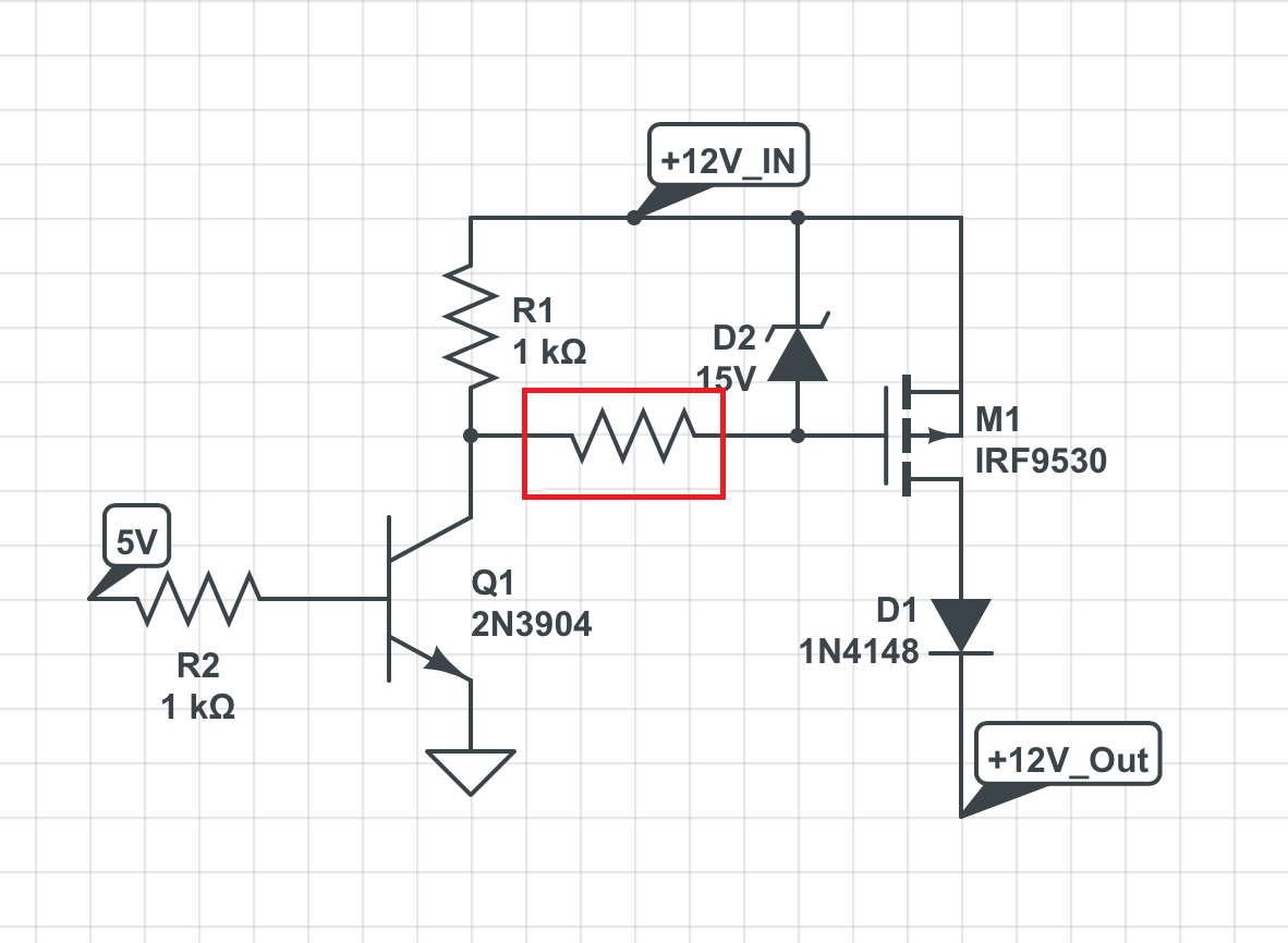 PChannel Mosfet overvoltage protection using a TVS Valuable Tech Notes