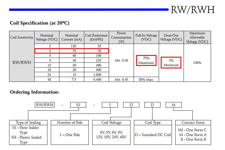 Problem with relay current requirement and how to increase current in