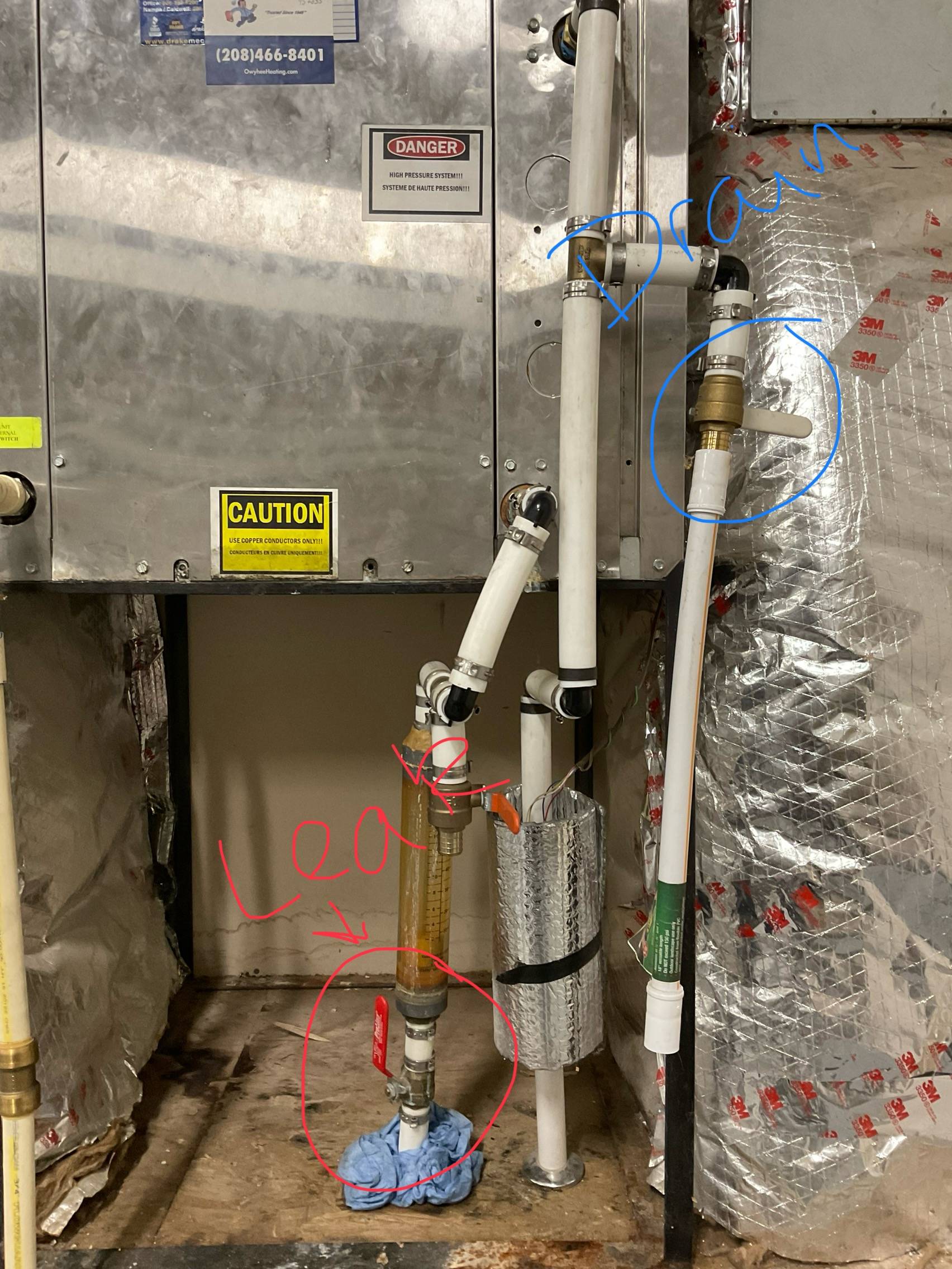 hvac Geo Heat Pump Leak Home Improvement Stack Exchange