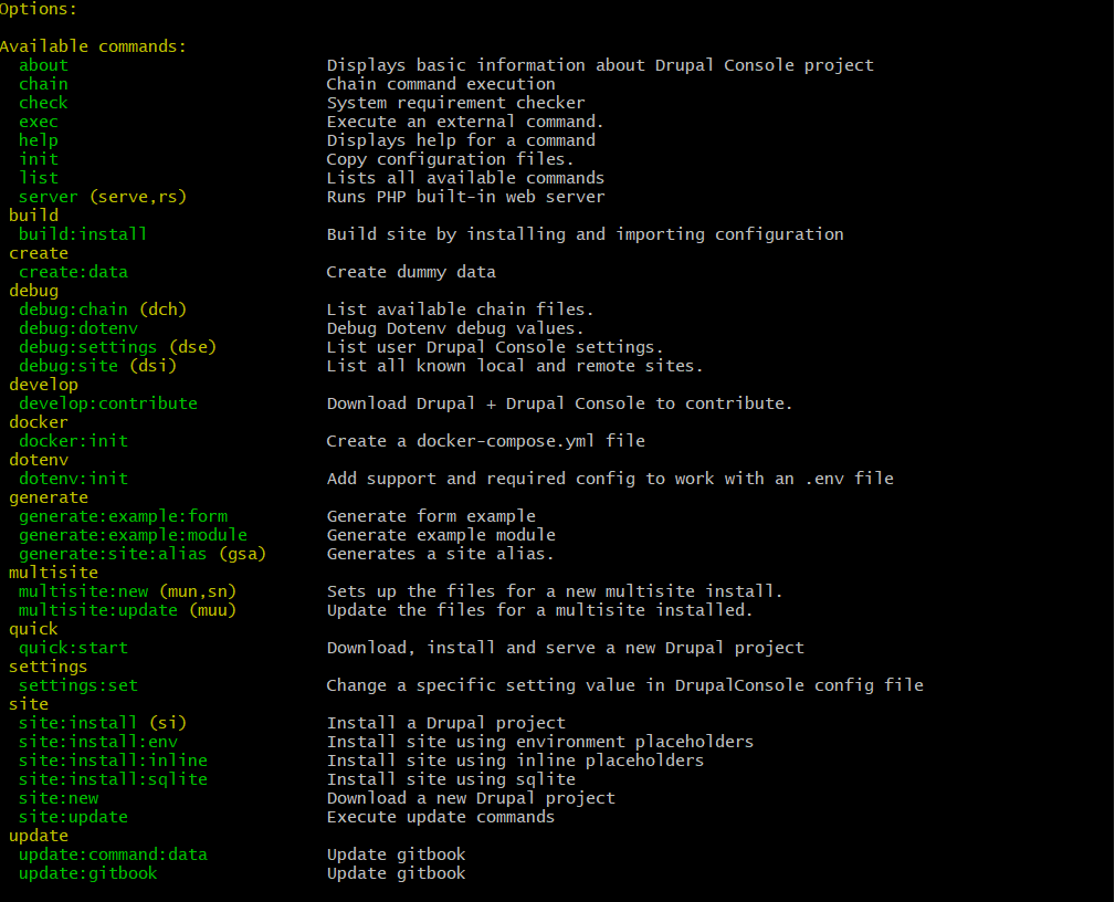 8 How come Drupal Console is not downloading all commands? Drupal Answers