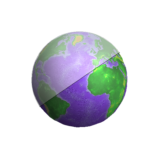 graphics3d How to draw a great circle on a sphere? Mathematica