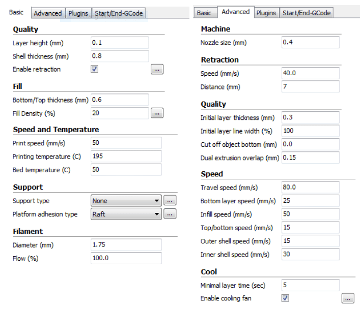 Adding A Custom Printer To Cura 3d Printing Stack Exchange