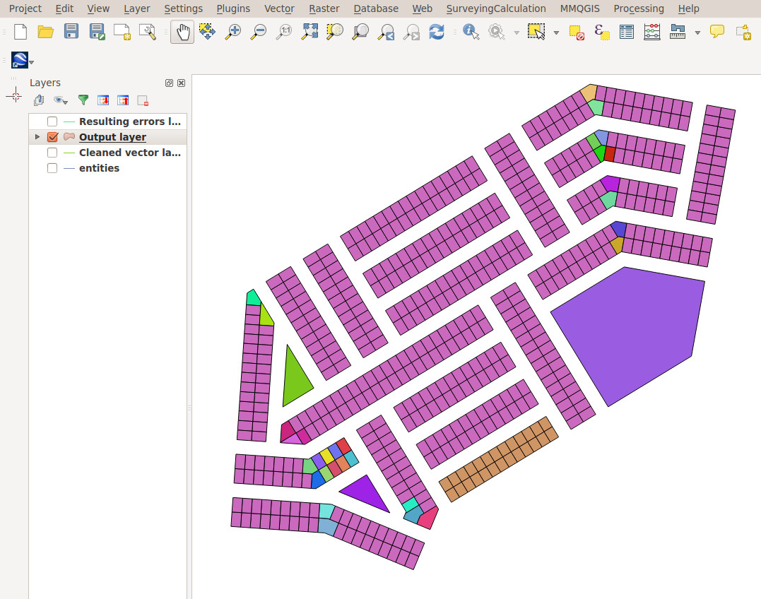 qgis CAD line drawing to GIS polygons pt II Geographic Information Systems Stack Exchange