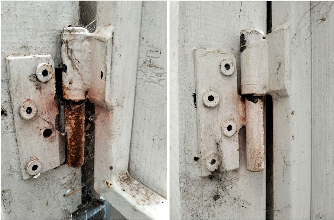 metal Gate Hinge Replacement Home Improvement Stack Exchange
