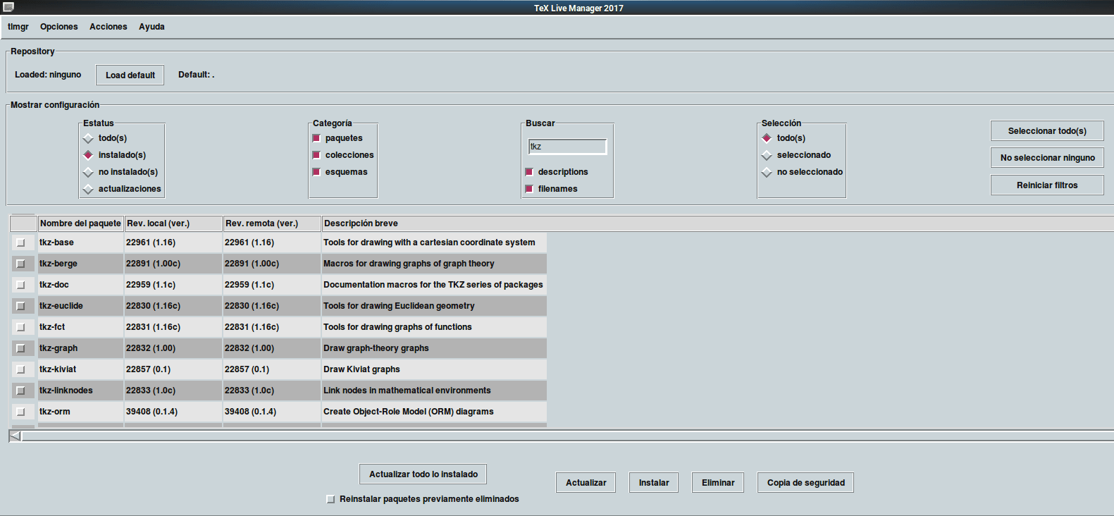 texlive How to update a LaTeX package? TeX LaTeX Stack Exchange
