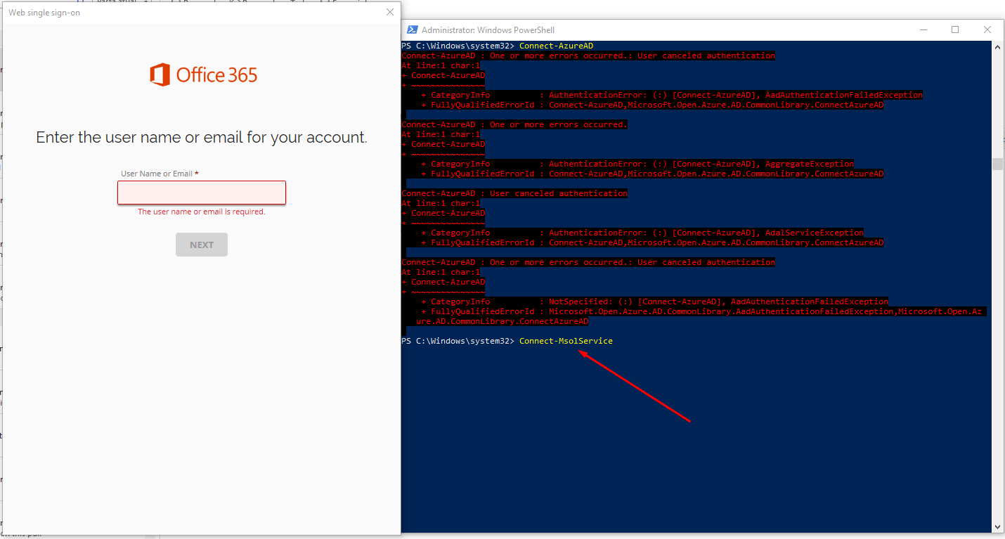 azure ConnectAzureAD blank page on Single Signin Stack Overflow