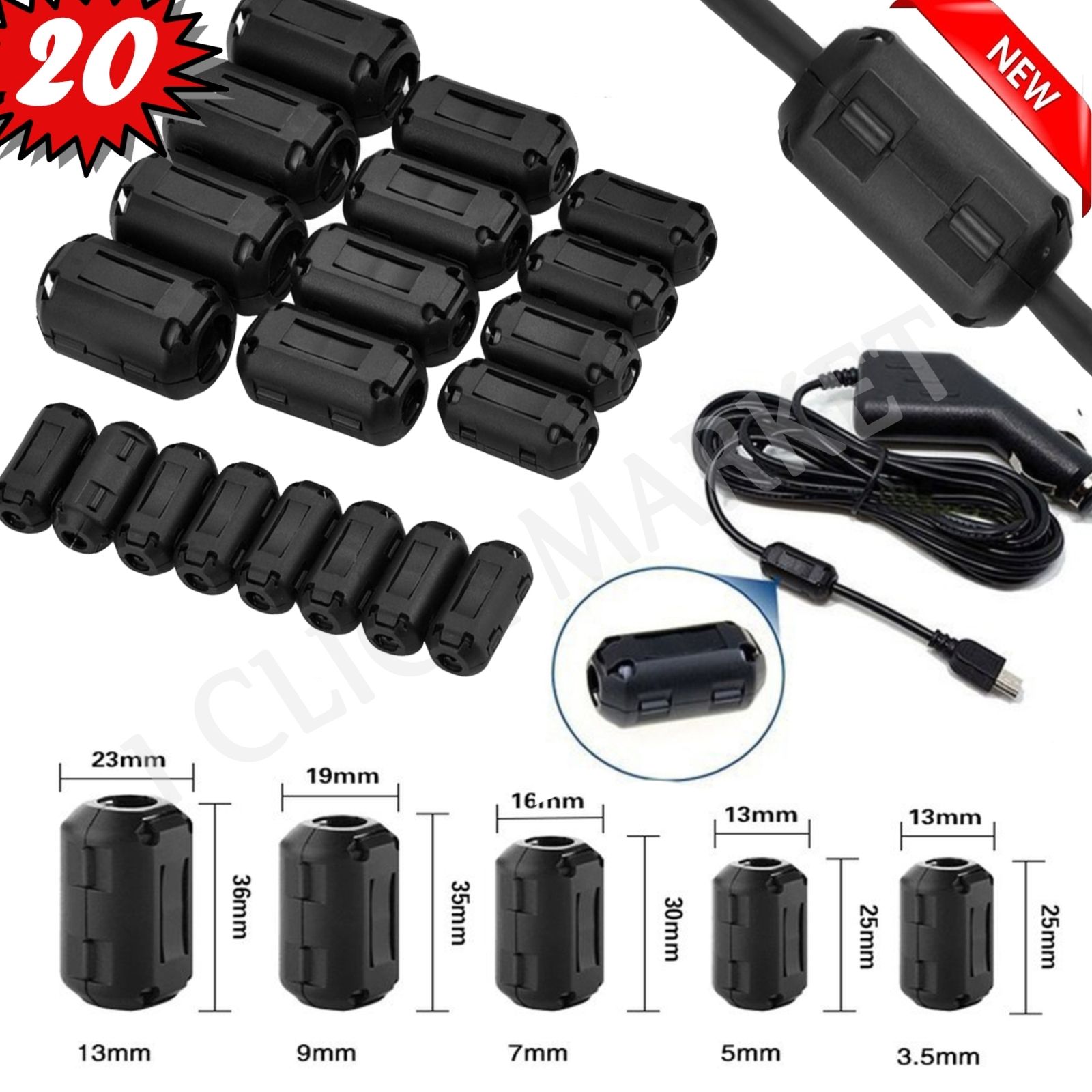 Electronic Ferrite ring vs ferrite choke interchangeable Valuable