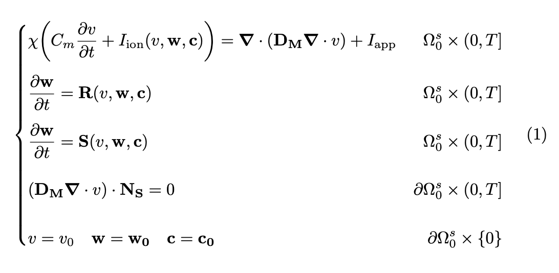 math mode How to format a system of differential equations in latex