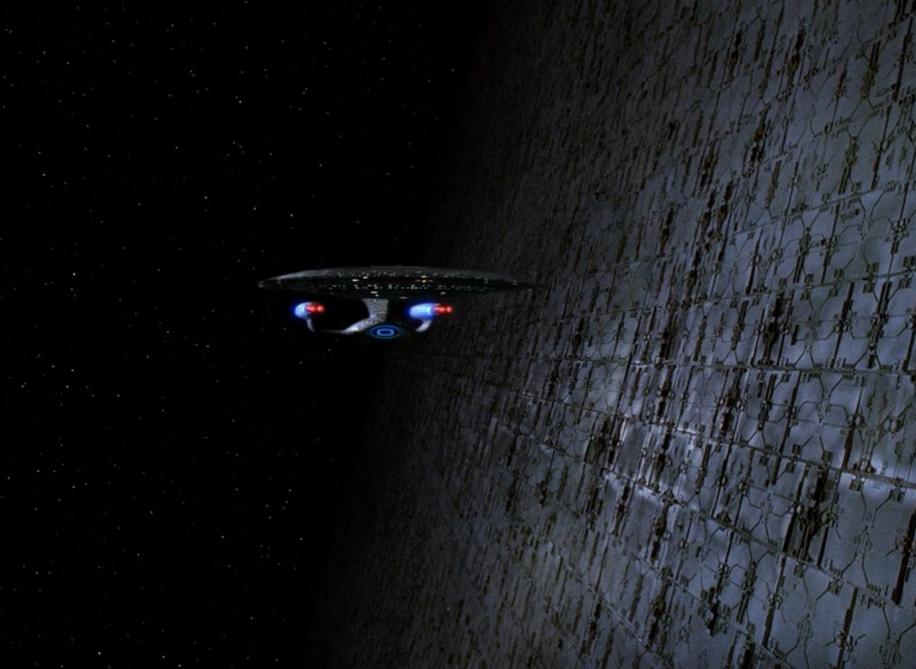 Who made the Dyson's sphere in Star Trek TNG? Science Fiction