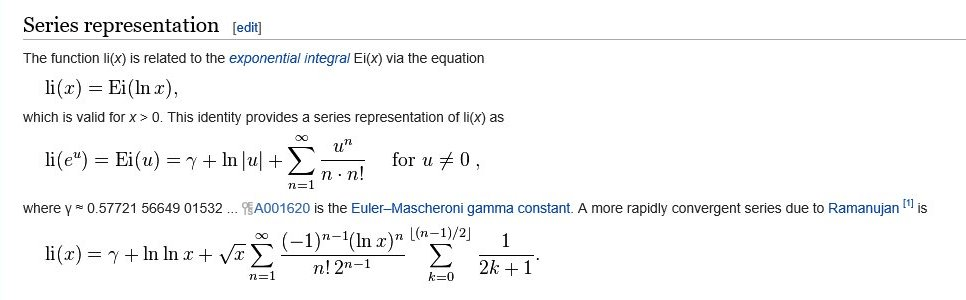 golden ratio A different way to calculate number of primes less than