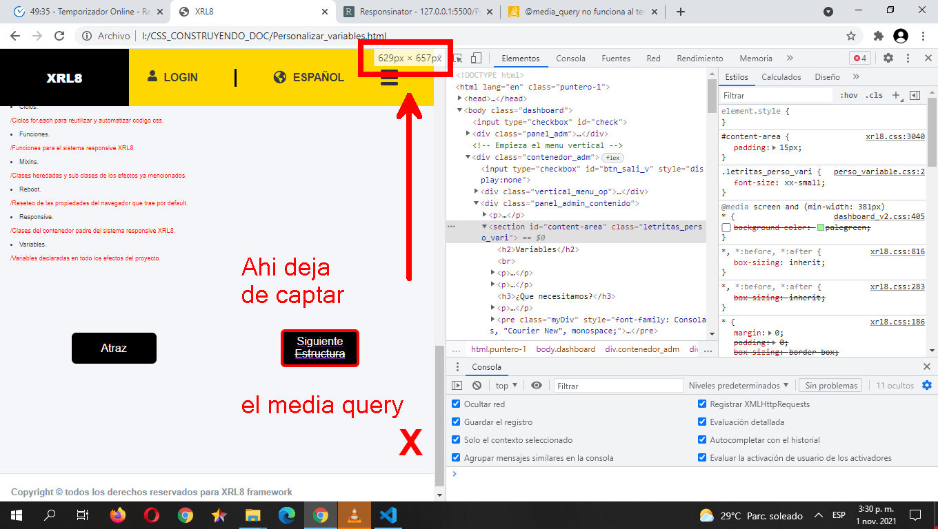 How To Force Or Bring Vertical Scroll Bar To Front In Html