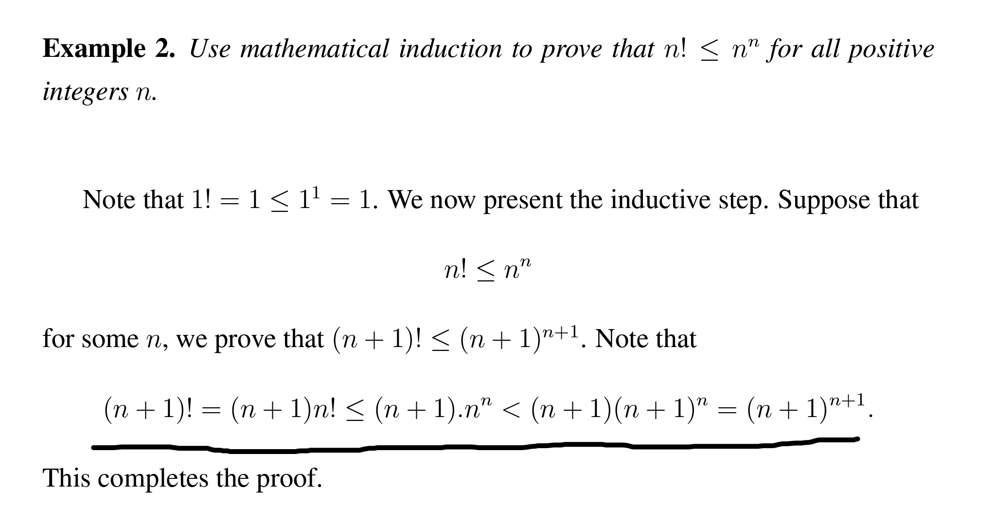 Proof By Induction Examples Inequality payment proof 2020