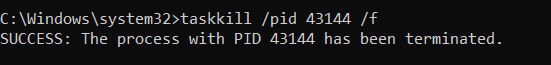node.js Node / Express EADDRINUSE, Address already in use Kill