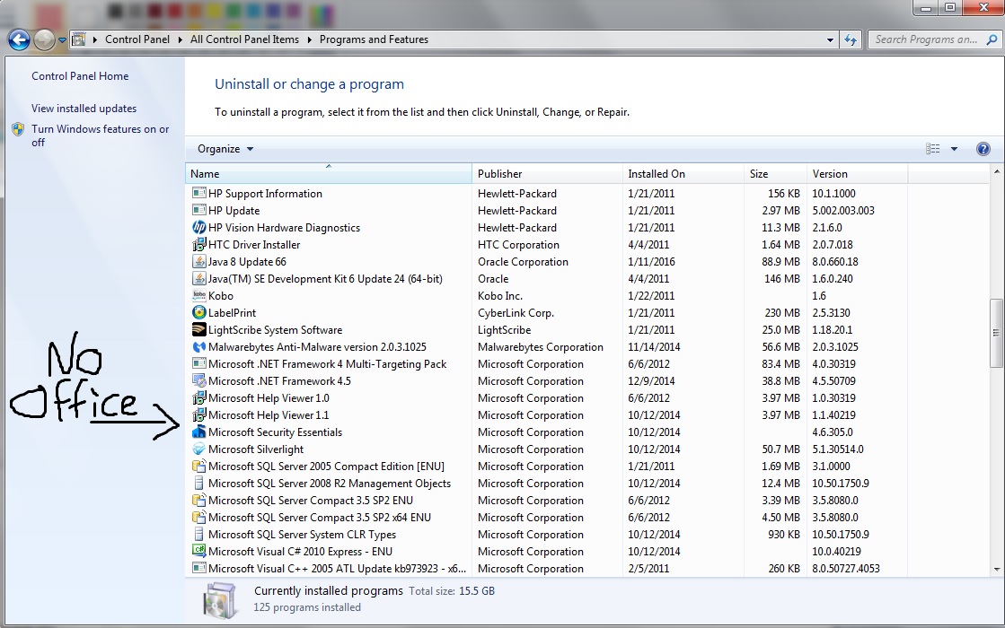 windows 7 Remove drive Q microsoft office clicktorun 2010