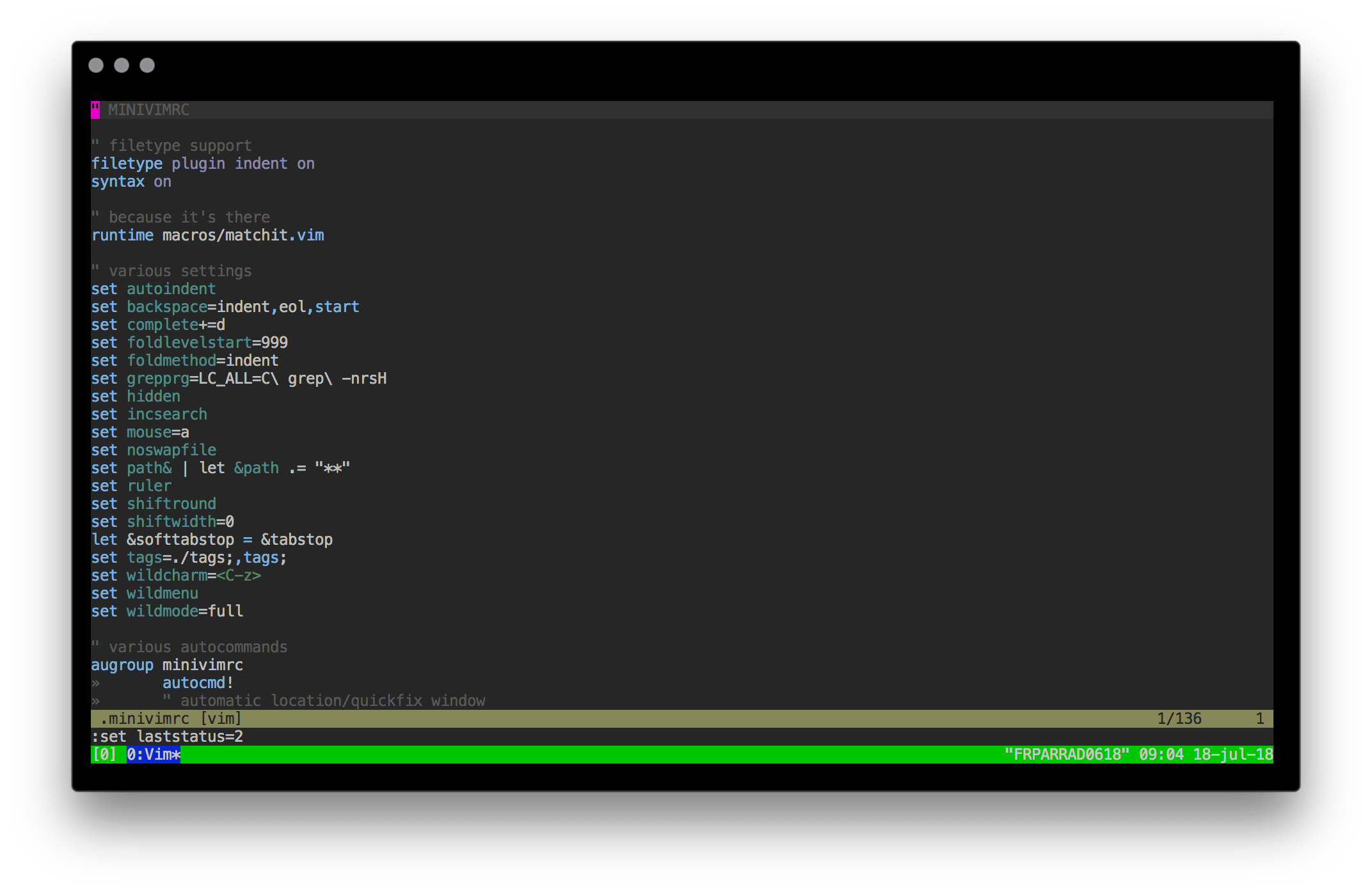 terminal vim color schemes not rendering background color Stack