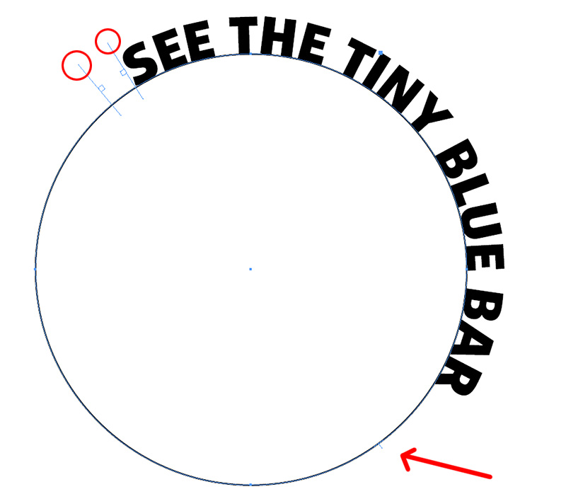 typography InDesign how to change direction of text on circular path